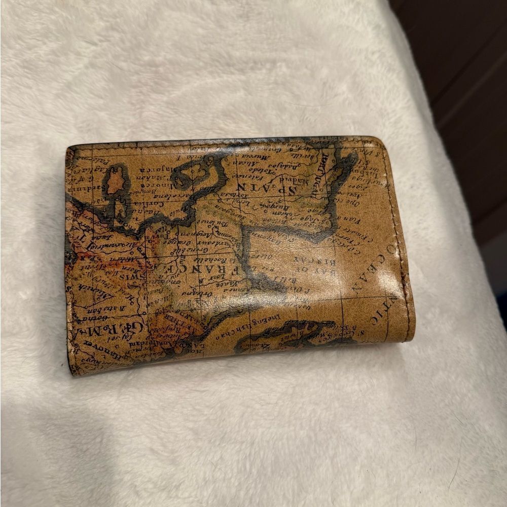 Patricia Nash European Map Leather Wallet - Picture 2 of 6